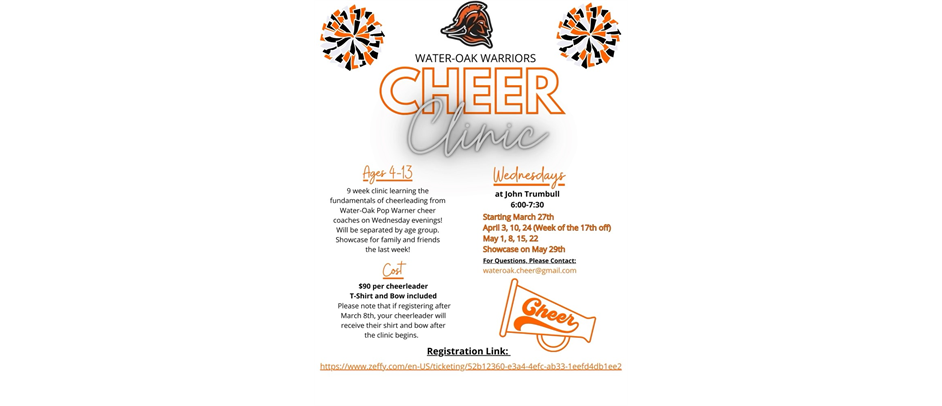Cheer Clinic - Spring 2024
