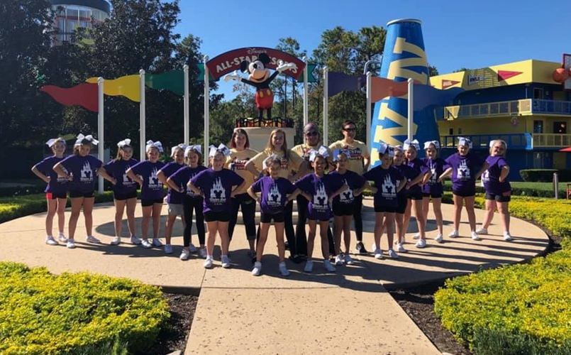 Cheerleaders at Disney
