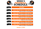 Week 5 of  Football Season